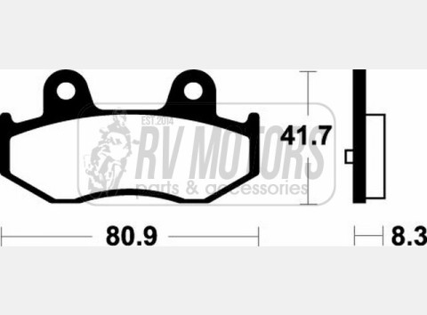 Тормозные колодки SBS 174MS