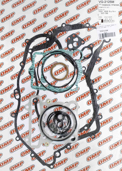 Полный комплект прокладок YAMAHA YFM 350 BIG BEAR '97-'98 OMP VG2125M