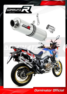 Прямоток DOMINATOR HONDA CRF 1000 L AFRICA TWIN 2015 - 2017 круглый