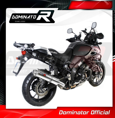Прямоток DOMINATOR SUZUKI DL 1000 V-STROM 2017 - 2020 круглый