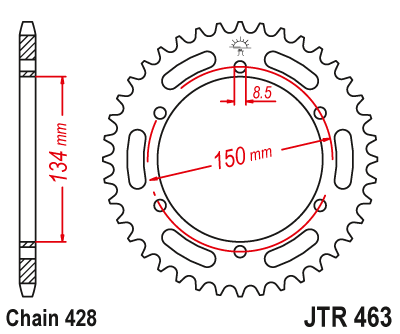 Привідна зірка CHT 463.48 (JTR 463.48)