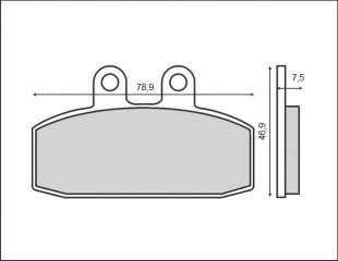 Тормозные колодки BRENTA FT 3026 (FA256 / FA113)