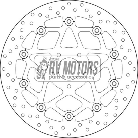 Тормозной диск BREMBO BRM 78B408B0