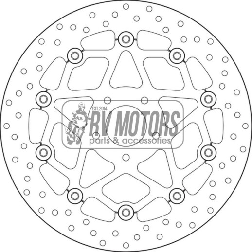 Гальмівний диск BREMBO BRM 78B408B0