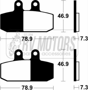 Тормозные колодки SBS 179MS