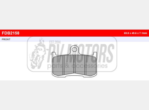 Гальмівні колодки FERODO FDB2158ST