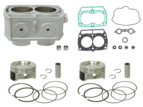 Цилиндр + поршень BIG BORE POLARIS SPORTSMAN 800 EFI (05-10), RANGER 800 6X6/ EFI (10), 800 RZR / EFI (08-10), 800 RZR/4/S (10) NACHMAN AT-09478K