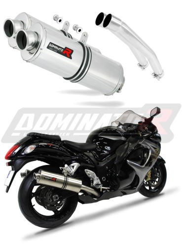 Прямоток Suzuki GSX-R 1300 Hayabusa 2008 - 2019 DOMINATOR овальный
