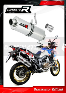 Прямоток DOMINATOR HONDA CRF 1000 L AFRICA TWIN 2015 - 2017 овальный