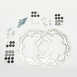 Тормозной диск передний комплект BMW R 1200 GS/ADV '13-'18, R 1250 GS/ADV '19-'22, R 1300 GS '22, (320X181X4,8MM) (5X14,0MM)   NG NG1046K28