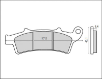 Тормозные колодки BRENTA FT 4096 (FA324)