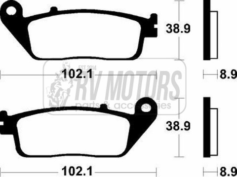 Тормозные колодки SBS 184MS