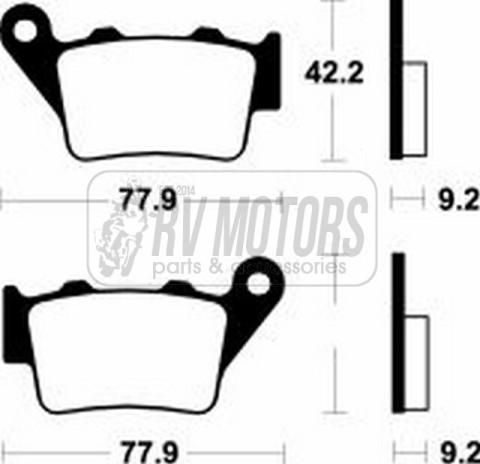 Тормозные колодки SBS 675RSI
