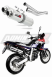 Прямоток Aprilia Pegaso 650 GA 1992 - 1996 DOMINATOR круглый