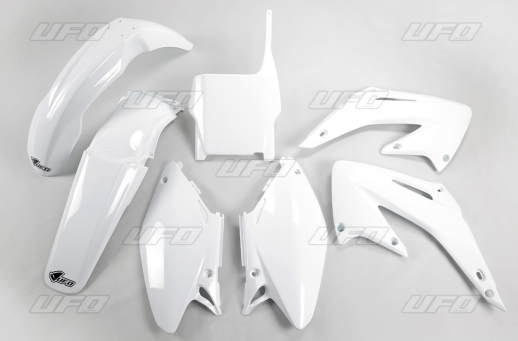 Комплект пластика UFO HONDA CR 125/250 '04-'07 (белый) (HO103E041) HOKIT103041