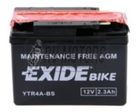 Аккумулятор EXIDE ETR4A-BS = YTR4A-BS