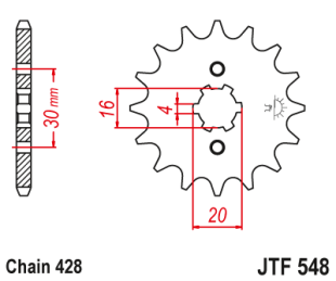 Приводная звезда JT JTF548.14 (PBR 2177)
