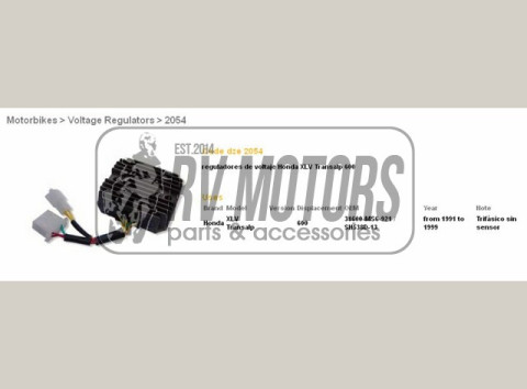 Регулятор напряжения HONDA XL 600 V 91-99  DZE ELEKTRYKA 2054-01