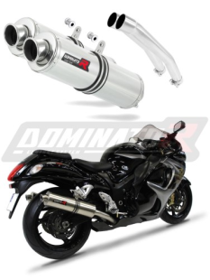 Прямоток Suzuki GSX-R 1300 Hayabusa 2008 - 2019 DOMINATOR круглый