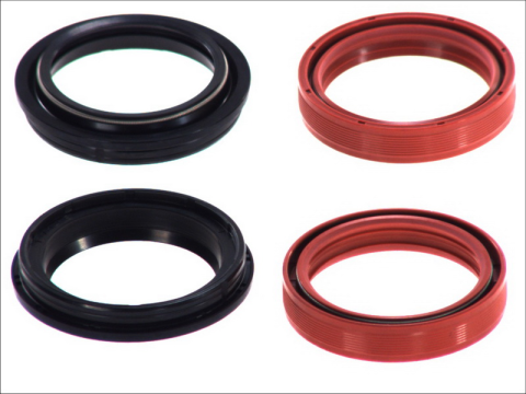 Комплект сальников и пыльников вилки HONDA CBR, CR, CRF, GL, ST, VT, VTX; KAWASAKI VN; SUZUKI GSX-R, RM, RM-X, VL; TRIUMPH DAYTONA, LEGEND 125-1800 1989-2018 4 RIBE AB56-139