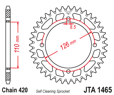Приводная звезда GROSSKOPF 441846B (JTA 1465.46)