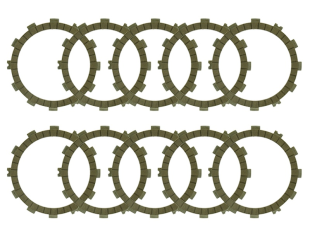Фрикционные диски сцепления KAWASAKI ZX 9R (98-04), Z 1000 (05-13), ZX 10R (05-15) (EBS4510R) PSYCHIC MC-03866P