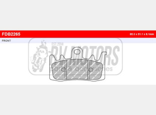 Тормозные колодки FERODO FDB2265ST