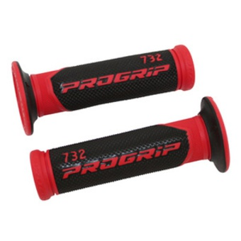 Ручки руля PROGRIP PG732 (22+25MM 125MM) чёрно-красные (PG732/6) PA073200RO02
