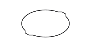 Прокладка крышки сцепления KTM SX 250 '16-'18, EXC 250/300 TPi '17-'23, HUSQVARNA TC/TE 250/300i '17-'23, GAS GAS EC 250/300 '21-'23 ARTEIN GASKETS P025000005526