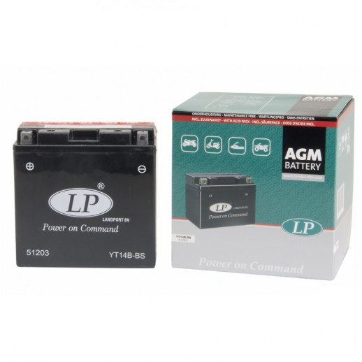 Акумулятор LP AGM YT14B-BS