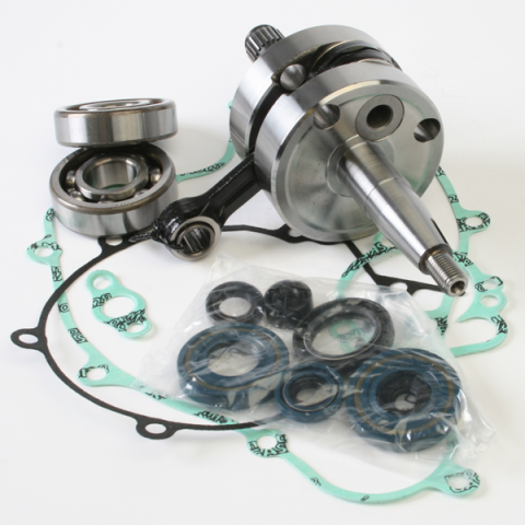 Коленвал (+прокладки и подшипники) KAWASAKI KX 65 '00-05, SUZUKI RM 65 '03-05 (HR 4014) WISECO WWPC117