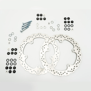 Тормозной диск передний комплект BMW R 1200 GS/ADV '13-'18, R 1250 GS/ADV '19-'22, R 1300 GS '22, (320X181X4,8MM) (5X14,0MM)   NG NG1046XK28