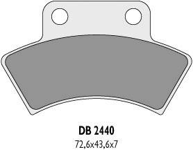 Тормозные колодки DELTA BRAKING DB2440OR-D (FA232)