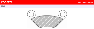 Тормозные колодки FERODO FDB2276SG = FDB2276SG PLUS