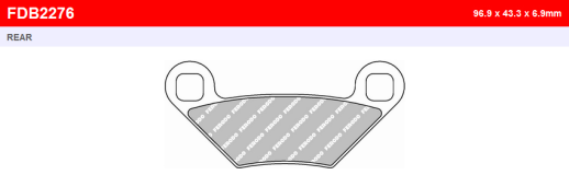 Гальмівні колодки FERODO FDB2276SG=FDB2276SG PLUS