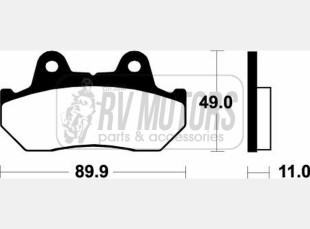 Тормозные колодки SBS 542LS