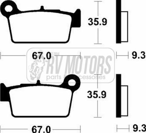 Тормозные колодки SBS 790HF