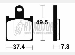 Тормозные колодки SBS 864DC