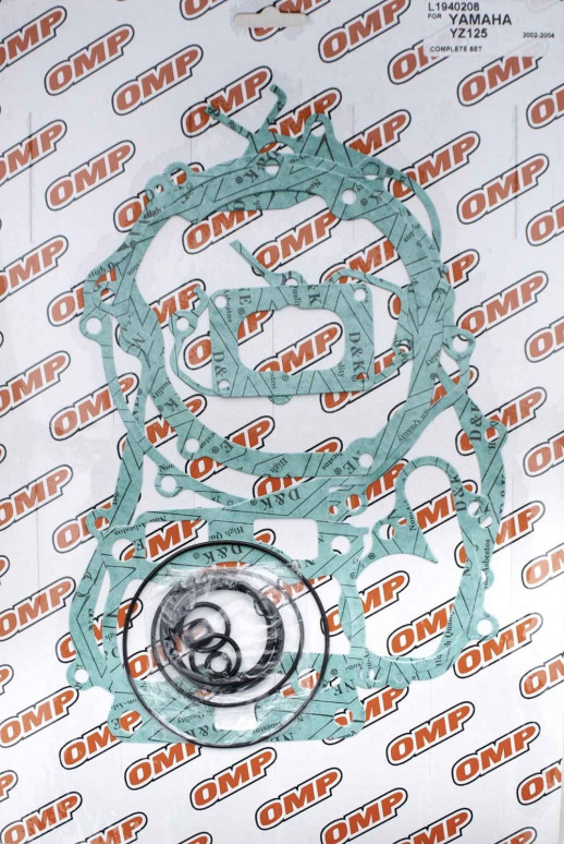 Повний комплект прокладок YAMAHA YZ 125 &#39;02-&#39;04 OMP L1940208