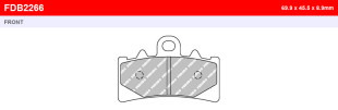 Тормозные колодки FERODO FDB2266ST