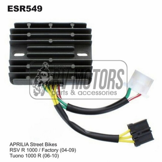 Регулятор напруги APRILIA 1000/TUONO 06-10, RSV 1000 04-09 ELECTROSPORT ESR549