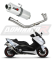 Полная система выхлопа Yamaha XP 530 T-MAX 2012 - 2016 DOMINATOR овальный