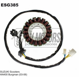 Генератор SUZUKI AN 400 Burgman (03-06) ELECTROSPORT ESG385
