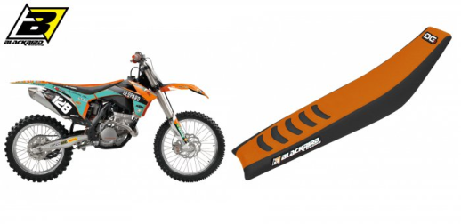 Обшивка сидіння KTM SX/SXF '11-'15 EXC '12-'16 BLACKBIRD REPLICA KTM MARCHETTI RACING TEAM 2018 E1521R16