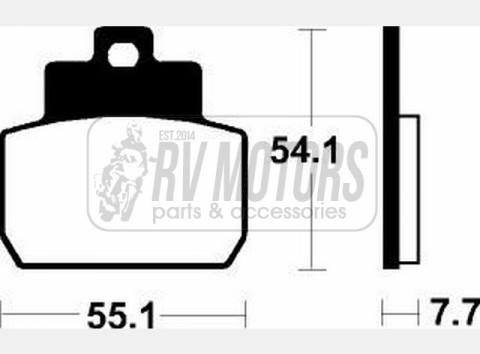 Тормозные колодки SBS 191MS