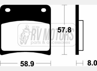 Тормозные колодки SBS 620LS