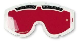 Стекло маски Progrip 3255 Red Antifog/Antiscratch PG3255