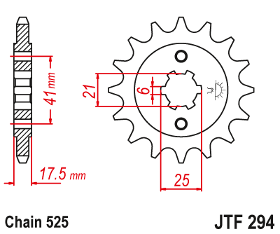 Привідна зірка JT JTF294.15 (PBR 284)
