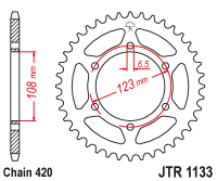 Приводная звезда JT JTR1133.53 (PBR 4412)