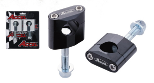 Проставки руля ACCEL (22,2MM) 34MM M12 BM-02BK22